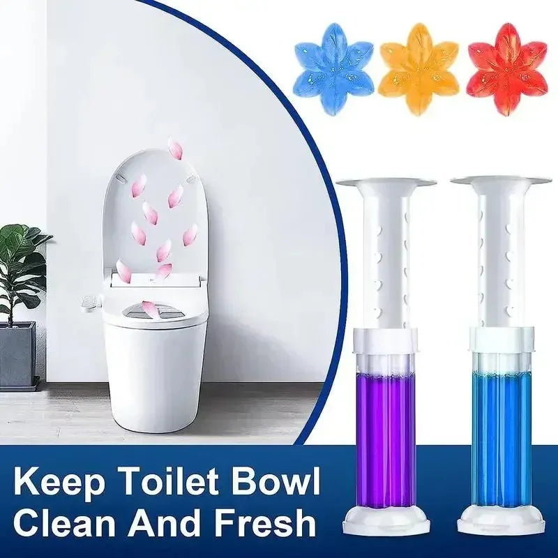 Toilet Cleaner Gel Stick, Solid Aromatherapy Air Freshener, Long Lasting Fragrance Deodorizer for Bathroom Odor Removal