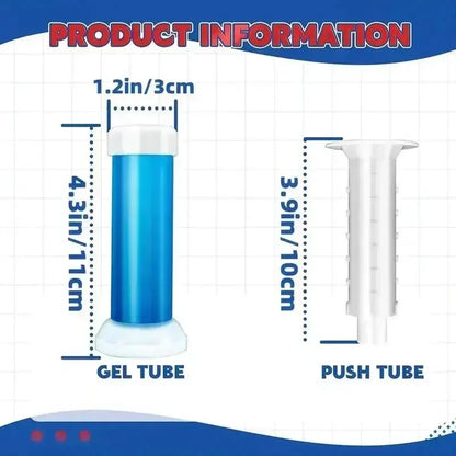 Toilet Cleaner Gel Stick, Solid Aromatherapy Air Freshener, Long Lasting Fragrance Deodorizer for Bathroom Odor Removal