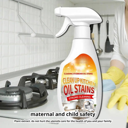 Kitchen Grease Cleaner Degreaser Remover for Stove Range Hood Tiles Effective Stain Removal Odor Free Home Cleaning Supplies