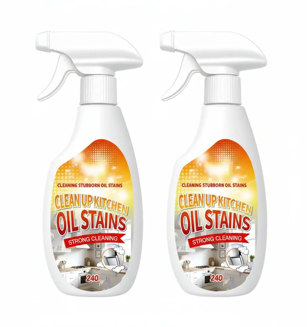 Kitchen Grease Cleaner Degreaser Remover for Stove Range Hood Tiles Effective Stain Removal Odor Free Home Cleaning Supplies