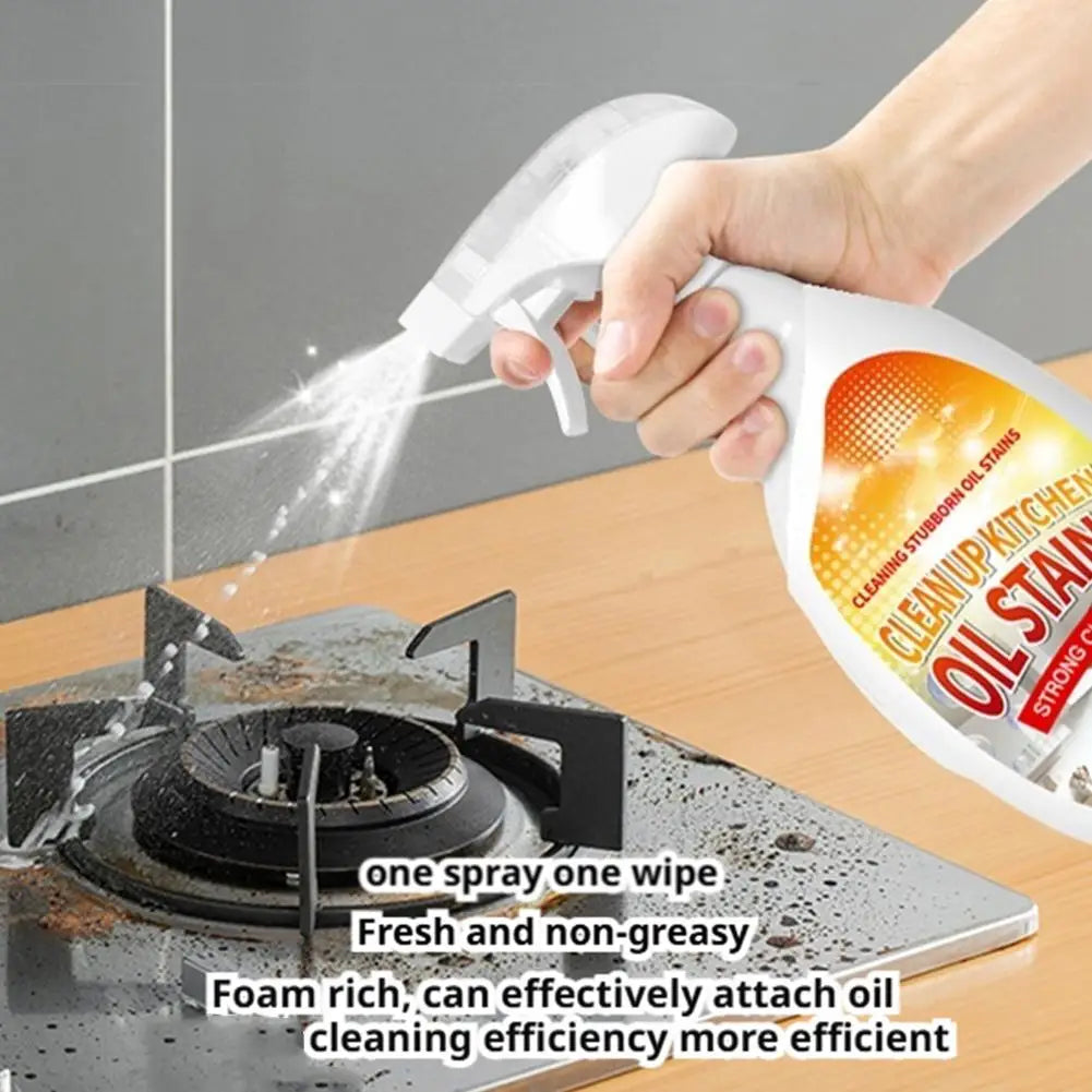 Kitchen Grease Cleaner Degreaser Remover for Stove Range Hood Tiles Effective Stain Removal Odor Free Home Cleaning Supplies