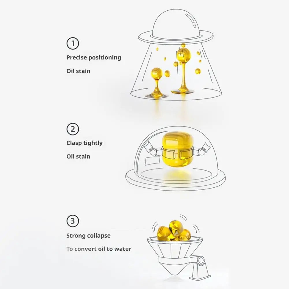 Kitchen Grease Cleaner Degreaser Remover for Stove Range Hood Tiles Effective Stain Removal Odor Free Home Cleaning Supplies