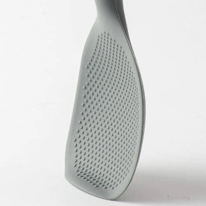 1Pcs Silicone Spoon Non-Stick Cooking Spoon Anti-Scalding Pot Rice High-Temperature-Resistant Spoon Durable Kitchen Gadgets
